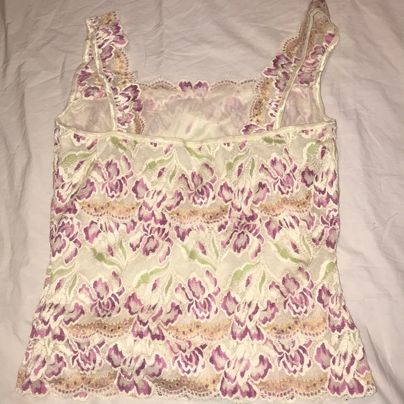 Stretch banded lace top square neckline pullon - Picture 4 of 4